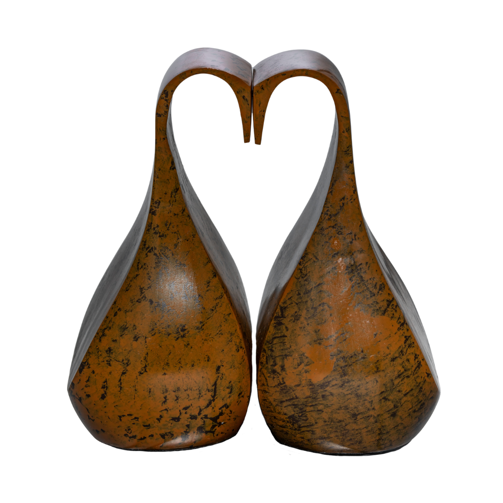 Bronze Swan Companion Aluminium Urn
