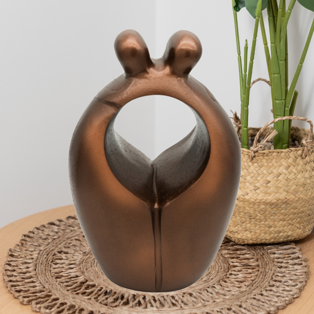 Bronze Embrace Companion Aluminium Urn