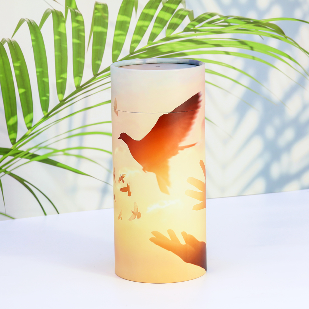 Released Birds Paper Scattering Tube
