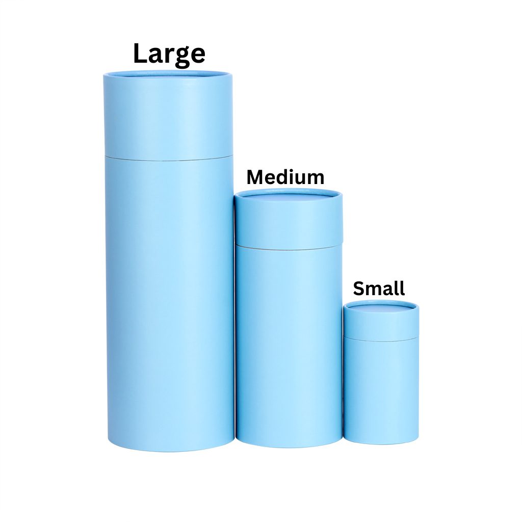 Blue Paper Scattering Tube