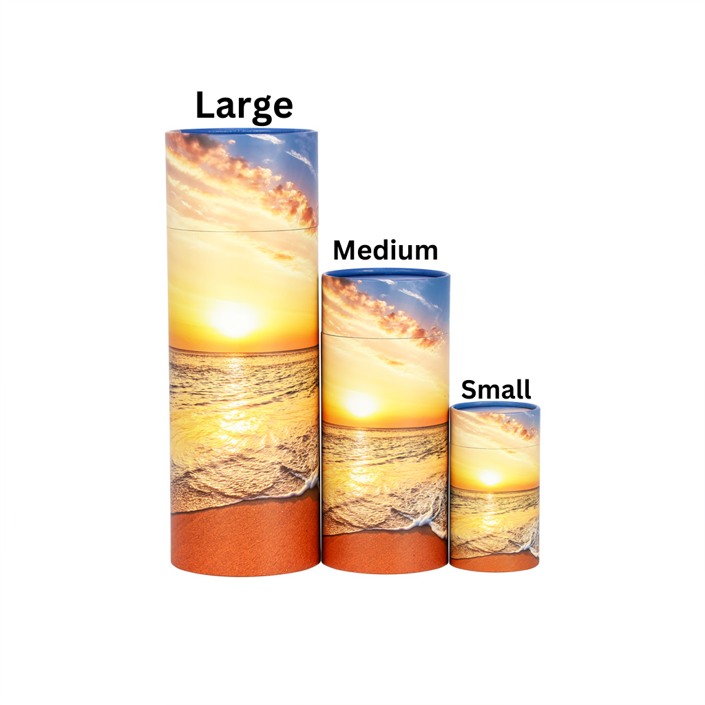 Sunset Paper Scattering Tube