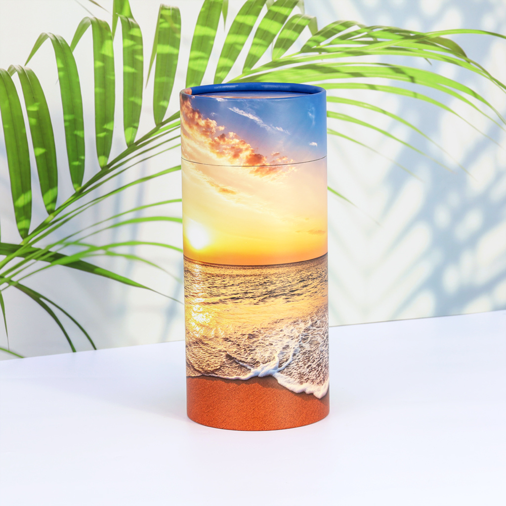 Sunset Paper Scattering Tube