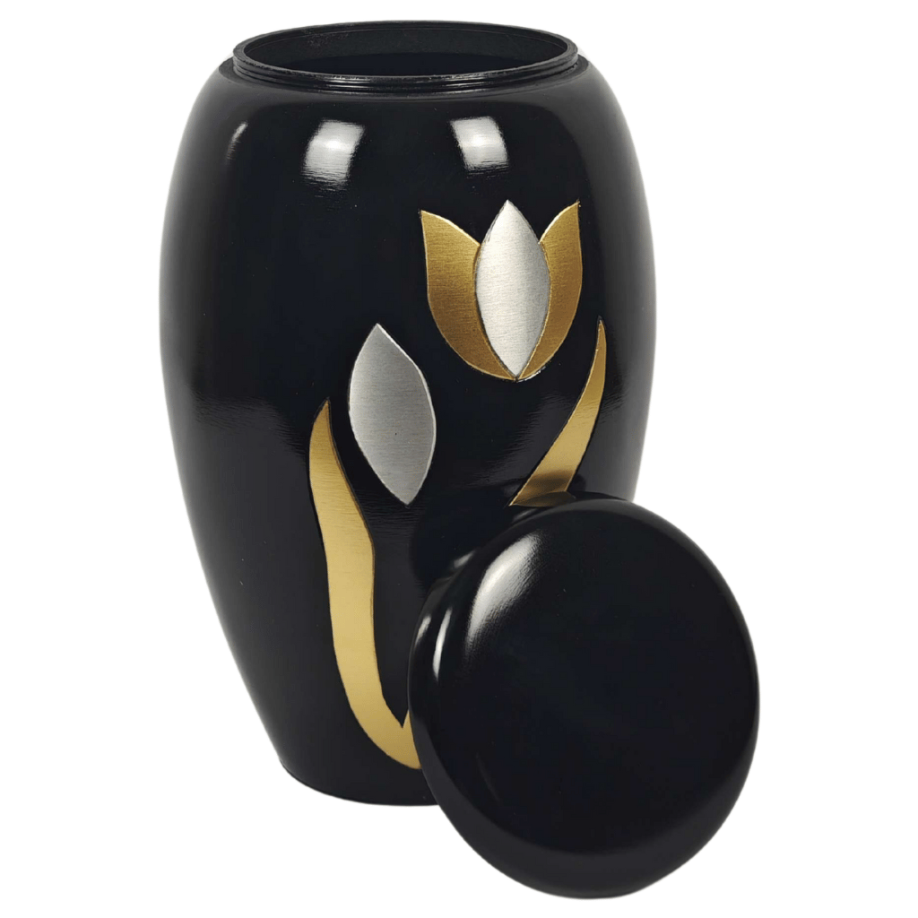 Tulip Aluminium Cremation Urn