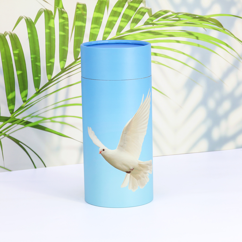 Dove Blue Paper Scattering Tube