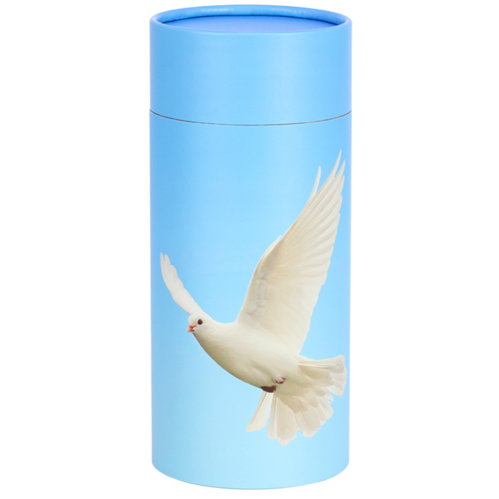 Dove Blue Paper Scattering Tube