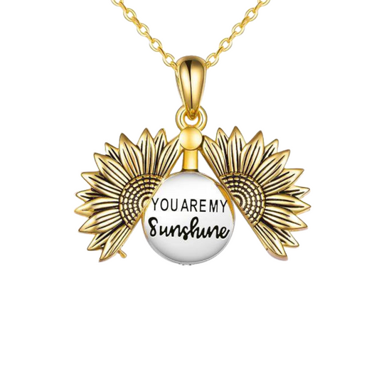 Sunshine Cremation Necklace Sterling Silver