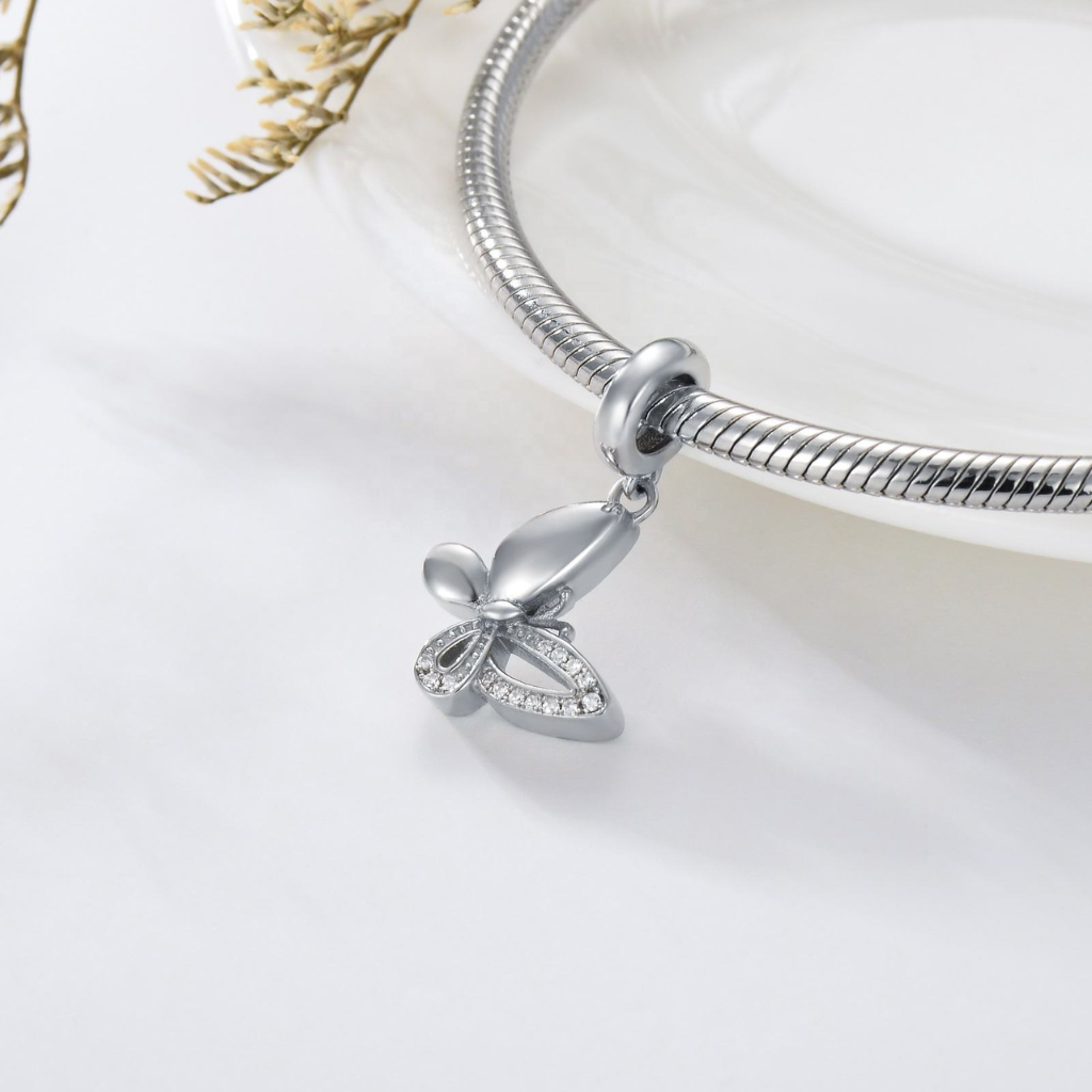 Butterfly Cremation Charm Sterling Silver