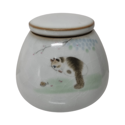 Cat Ceramic Keepsake Urn