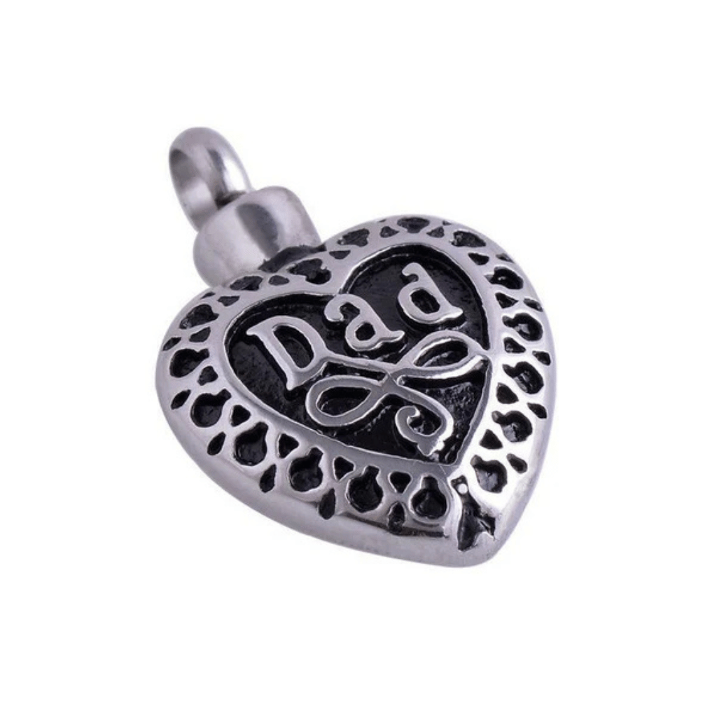 Dad Cremation Necklace Stainless Steel