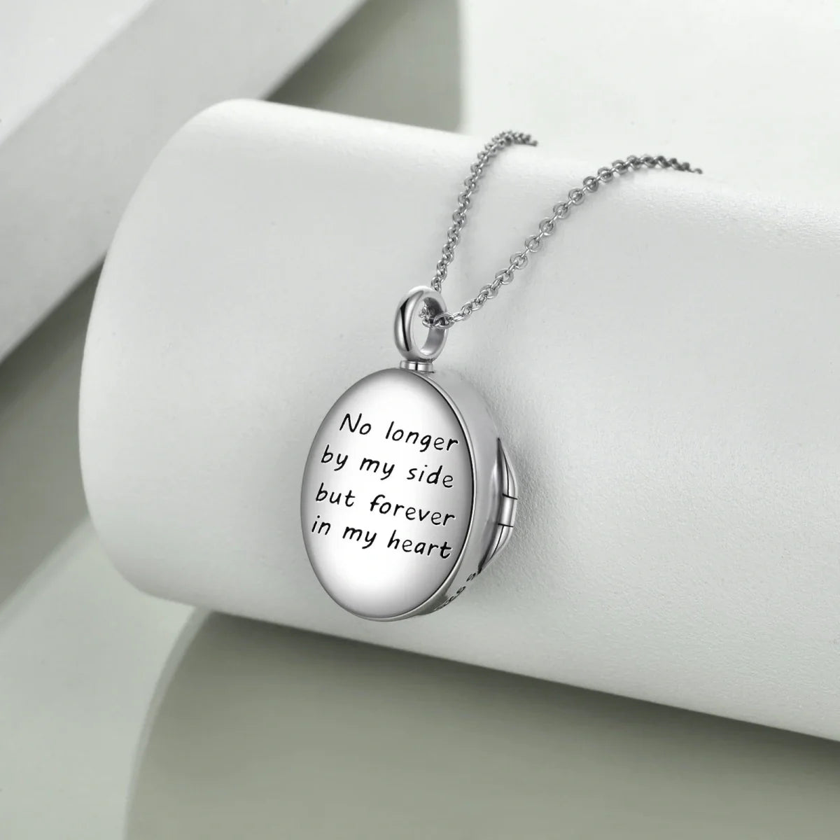 Abalone Floral Cremation Locket Sterling Silver