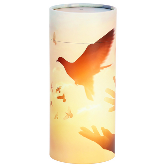 Released Birds Paper Scattering Tube