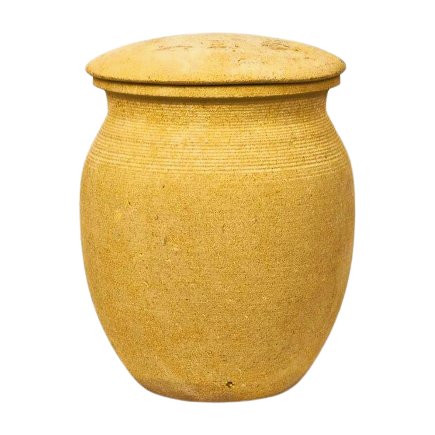 Rounded Sandstone Cremation Urn D2