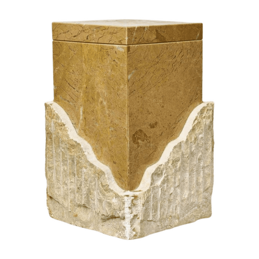 Stone Carved Marble Cremation Urn