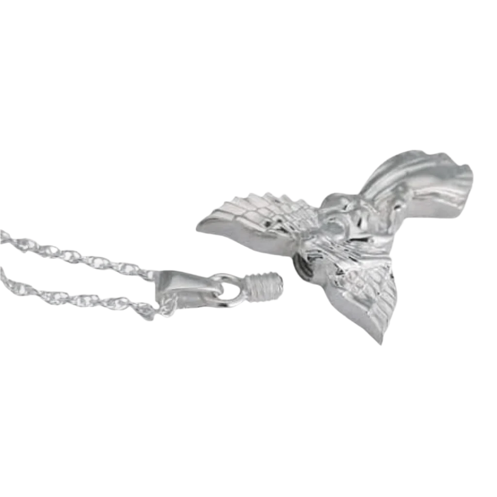 Angel Cremation Necklace Stainless Steel