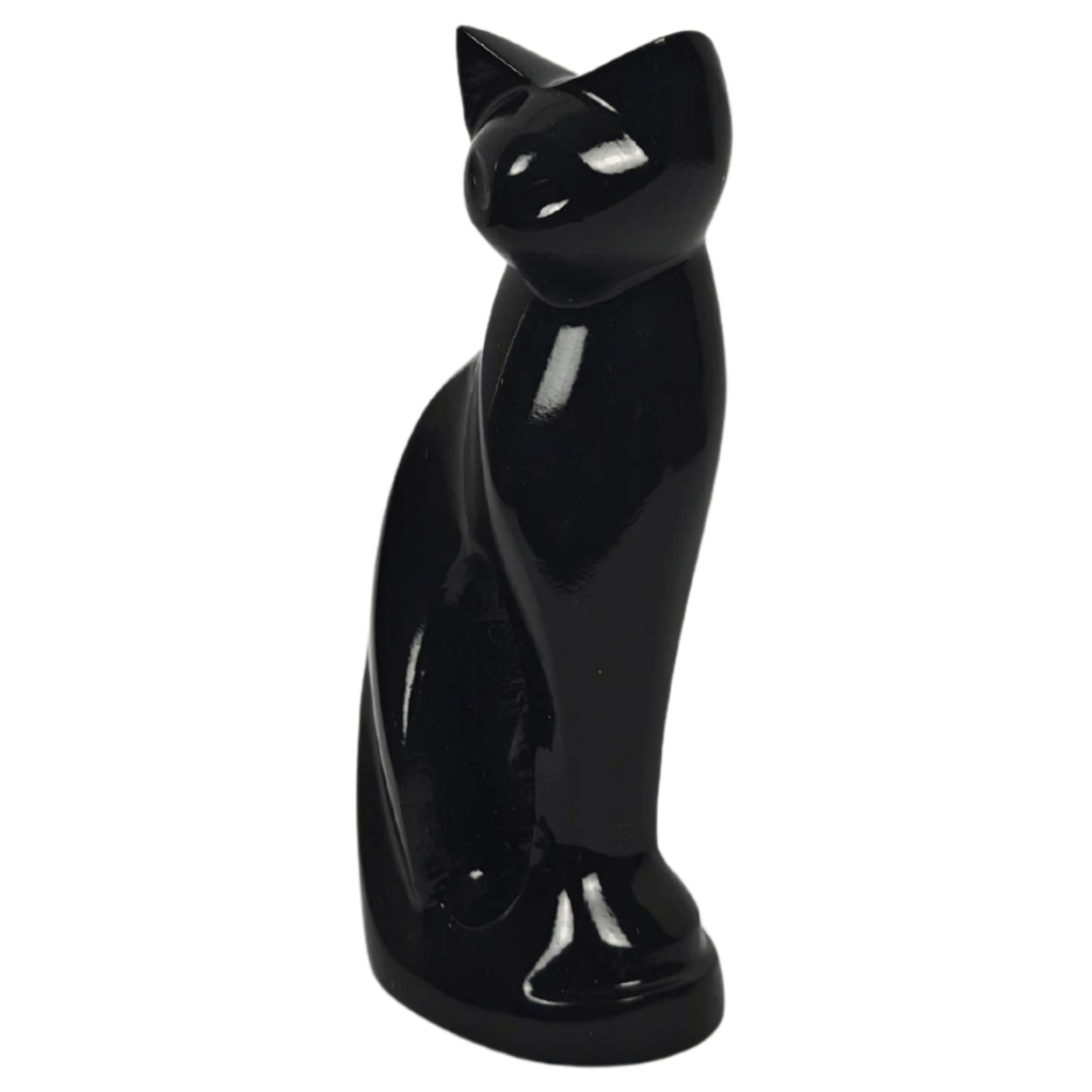 Black Cat Aluminium Keepsake Cremation Urn
