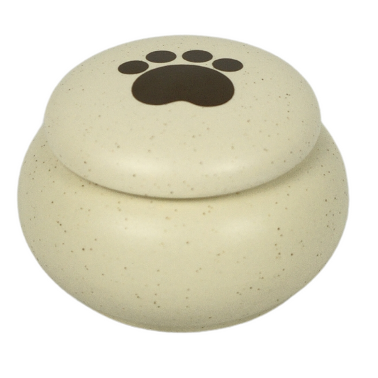 Paw serenity ceramic urn 