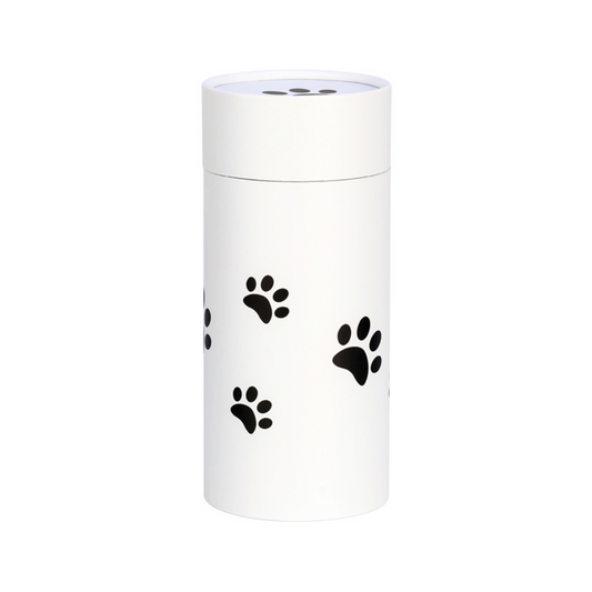 Pawprints Paper Scattering Tube