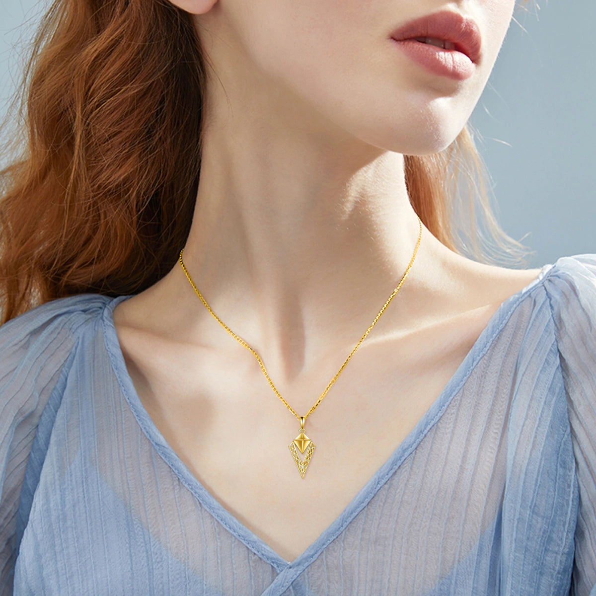 Diamond Cremation Necklace Gold Vermeil