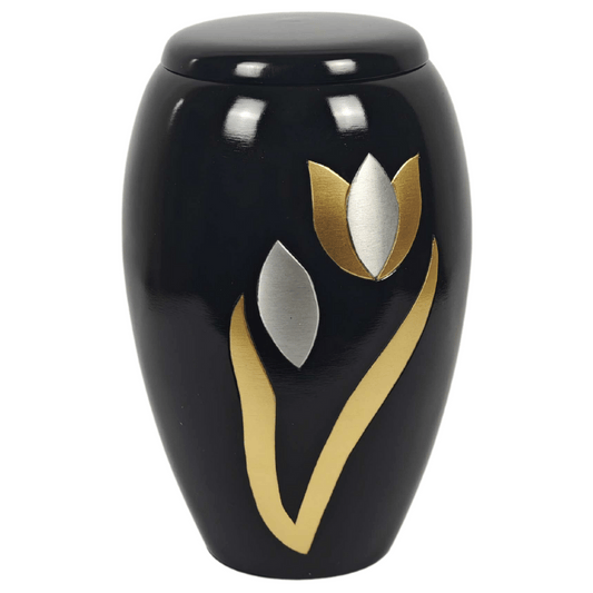 Tulip Aluminium Cremation Urn