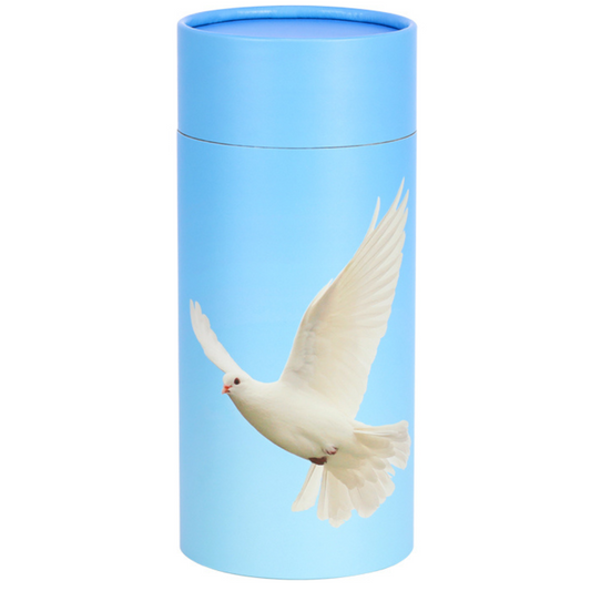 Dove Blue Paper Scattering Tube